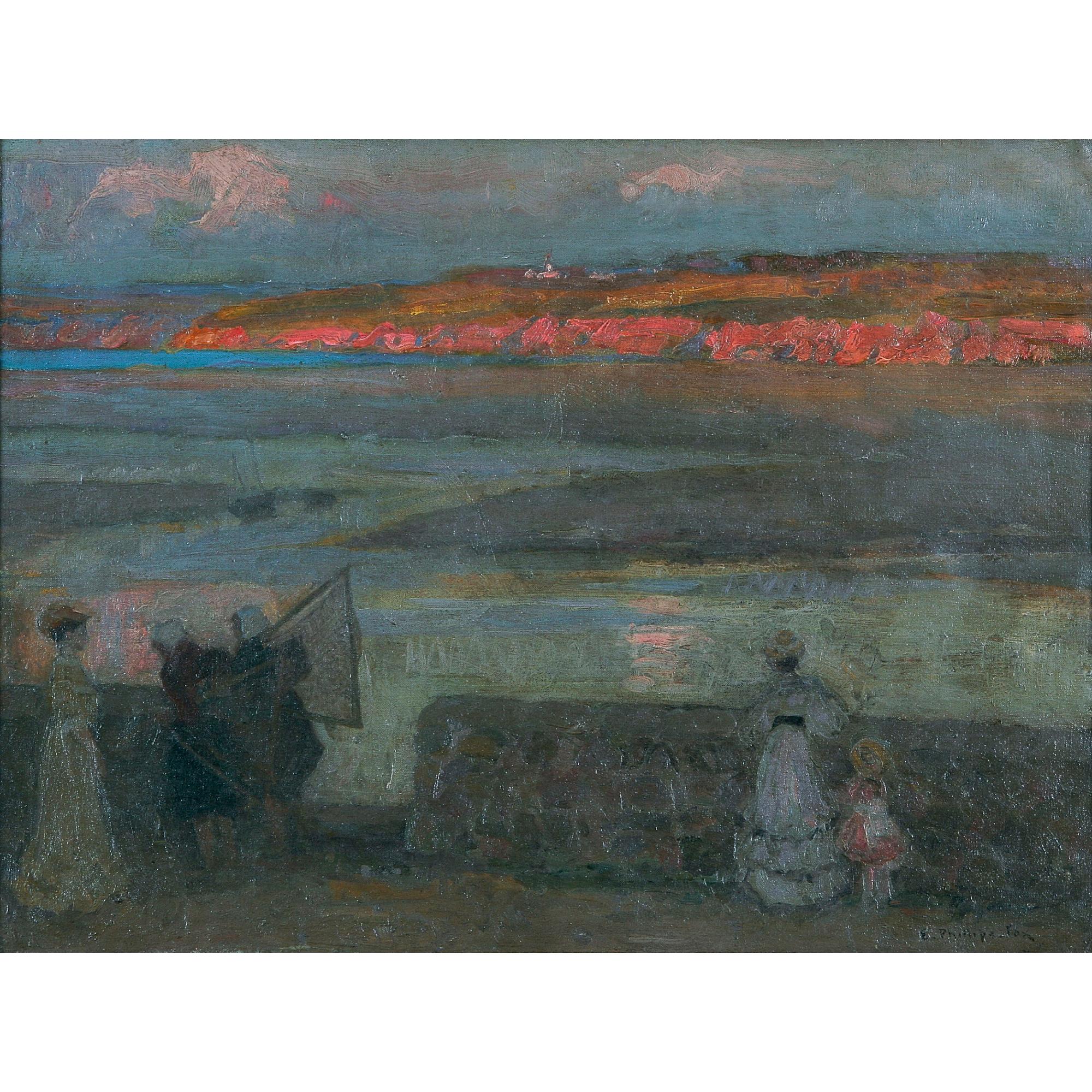 Emanuel Phillips Fox - Australian The Days Work Done