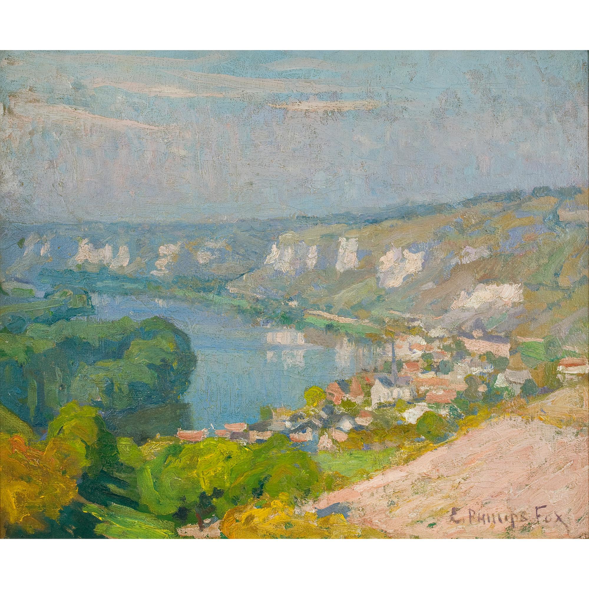 Emanuel Phillips Fox - Australian the Village Of Les Andelys