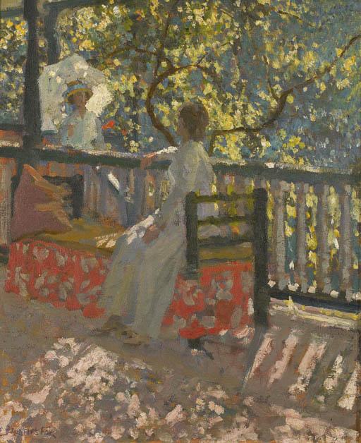 Emanuel Phillips Fox - On A Balcony