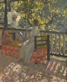 Emanuel Phillips Fox - On A Balcony
