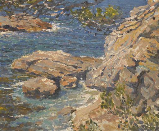Emanuel Phillips Fox - Rocky Coastline
