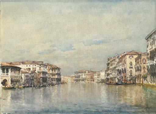 Emanuele Brugnoli - Venezia, canale a Cannaregio