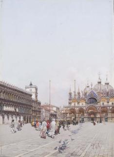 Emanuele Brugnoli - Venezia, Passeggio In Piazza San Marco