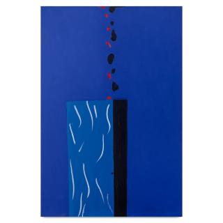 Emerson Woelffer - Rain and the Poet, 1977