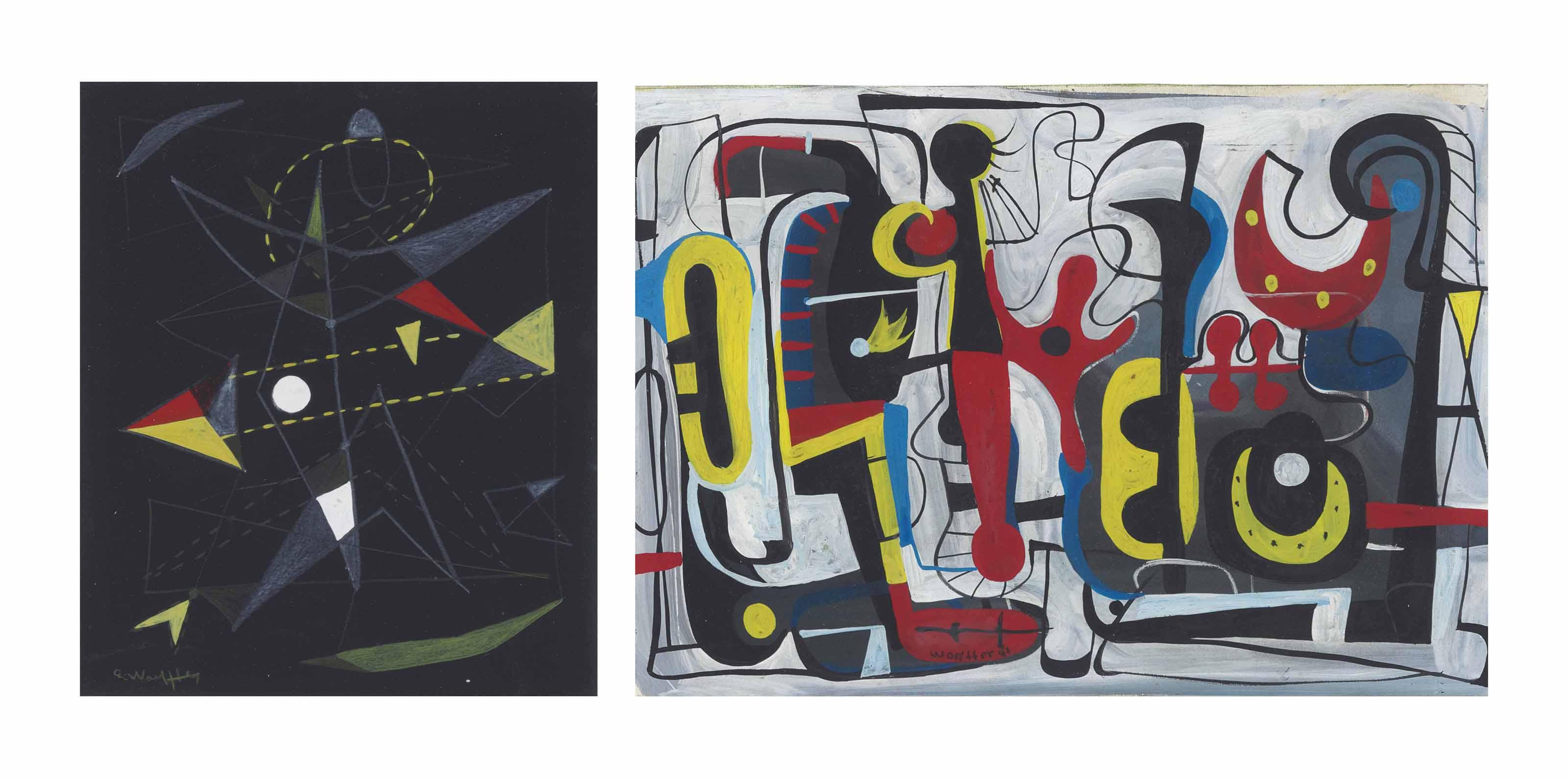 Emerson Woelffer - Untitled