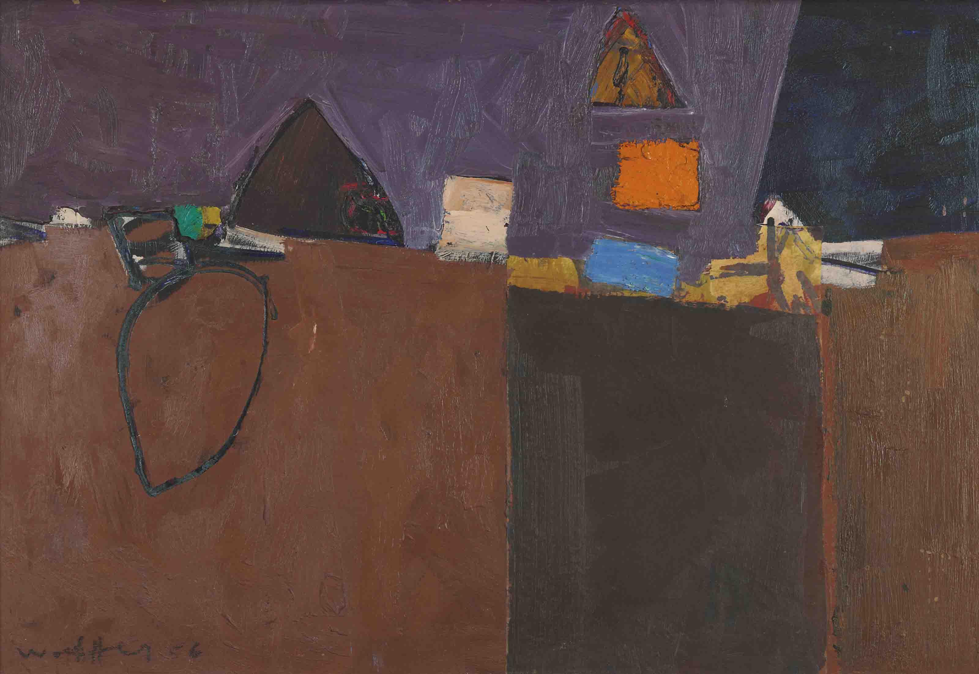 Emerson Woelffer - Untitled