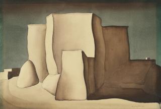Emil Bisttram - Santa Fe Church