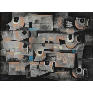 Emil Bisttram - Urban Patterns