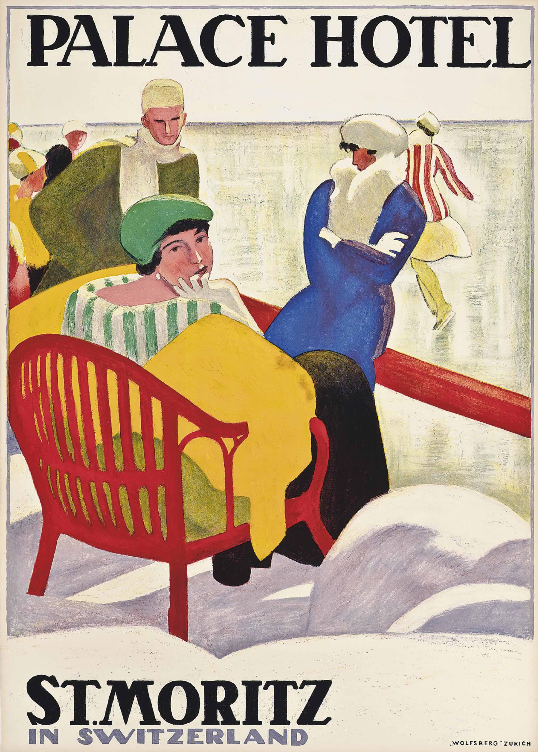 Emil Cardinaux - Palace Hotel, St. Moritz