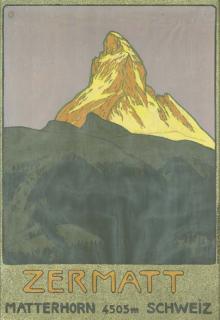 Emil Cardinaux - Zermatt, Matterhorn, 1908