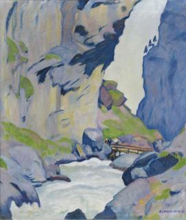 Emil Cardinaux - Zugang Zum Gastheren Tal (Berner Oberland), 1913 Entrance To The Gastheren Valley (Bernese Oberland), 1913