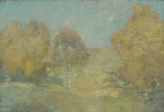 Emil Carlsen - Autumn Morning-Fading Moon
