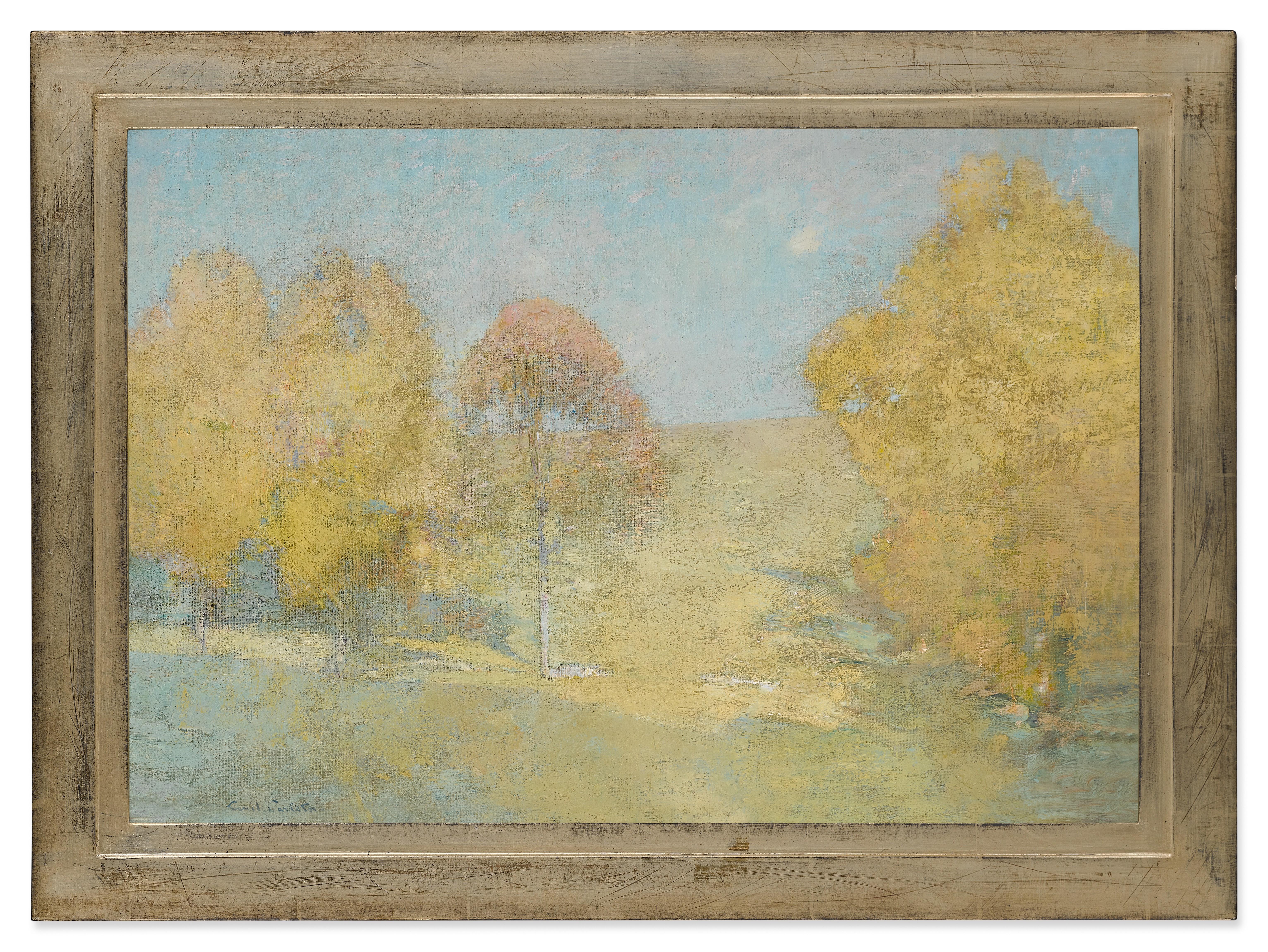Emil Carlsen - Autumn Morning - Fading Moon