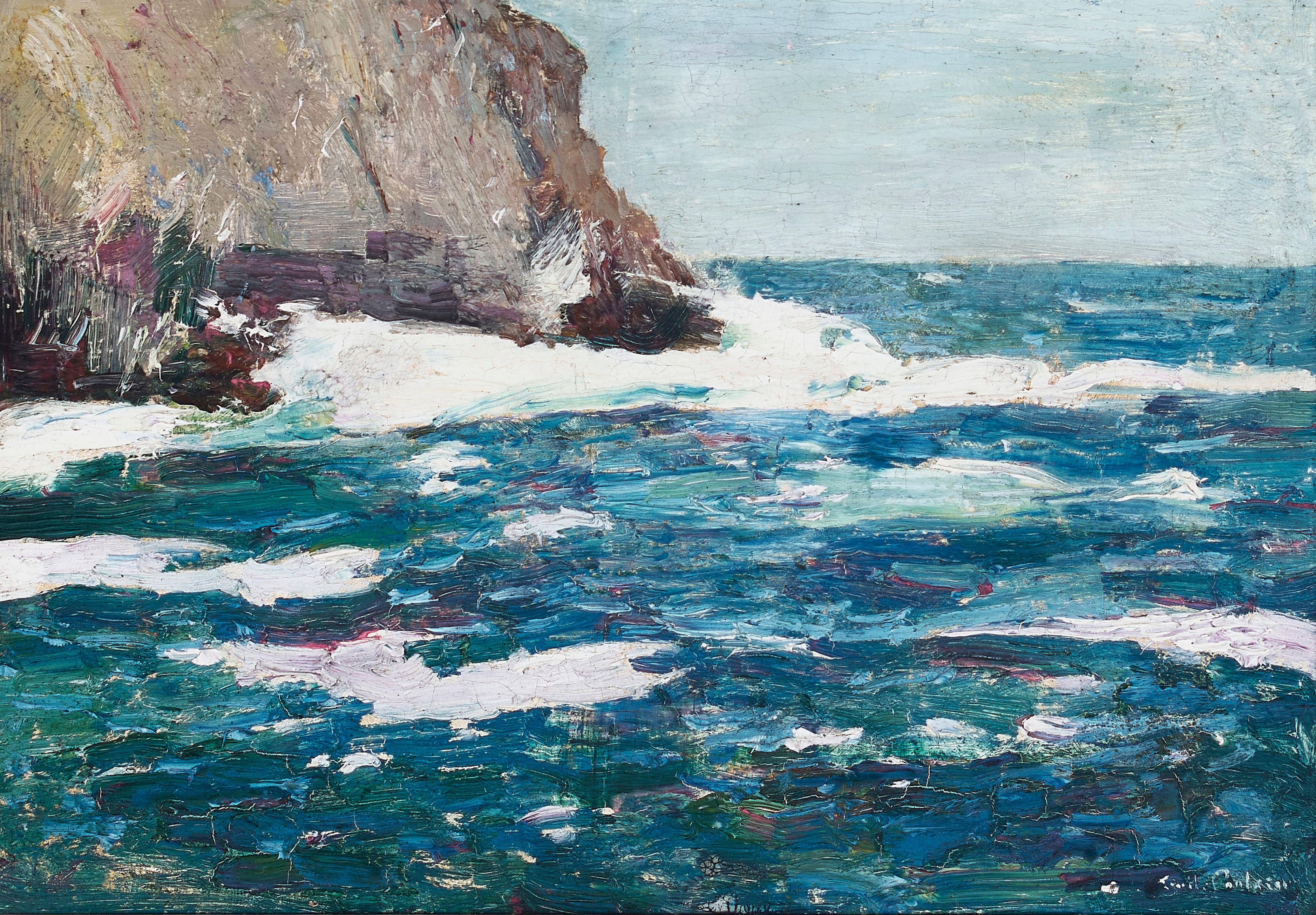 Emil Carlsen - Bald Head Cliff, York, Maine