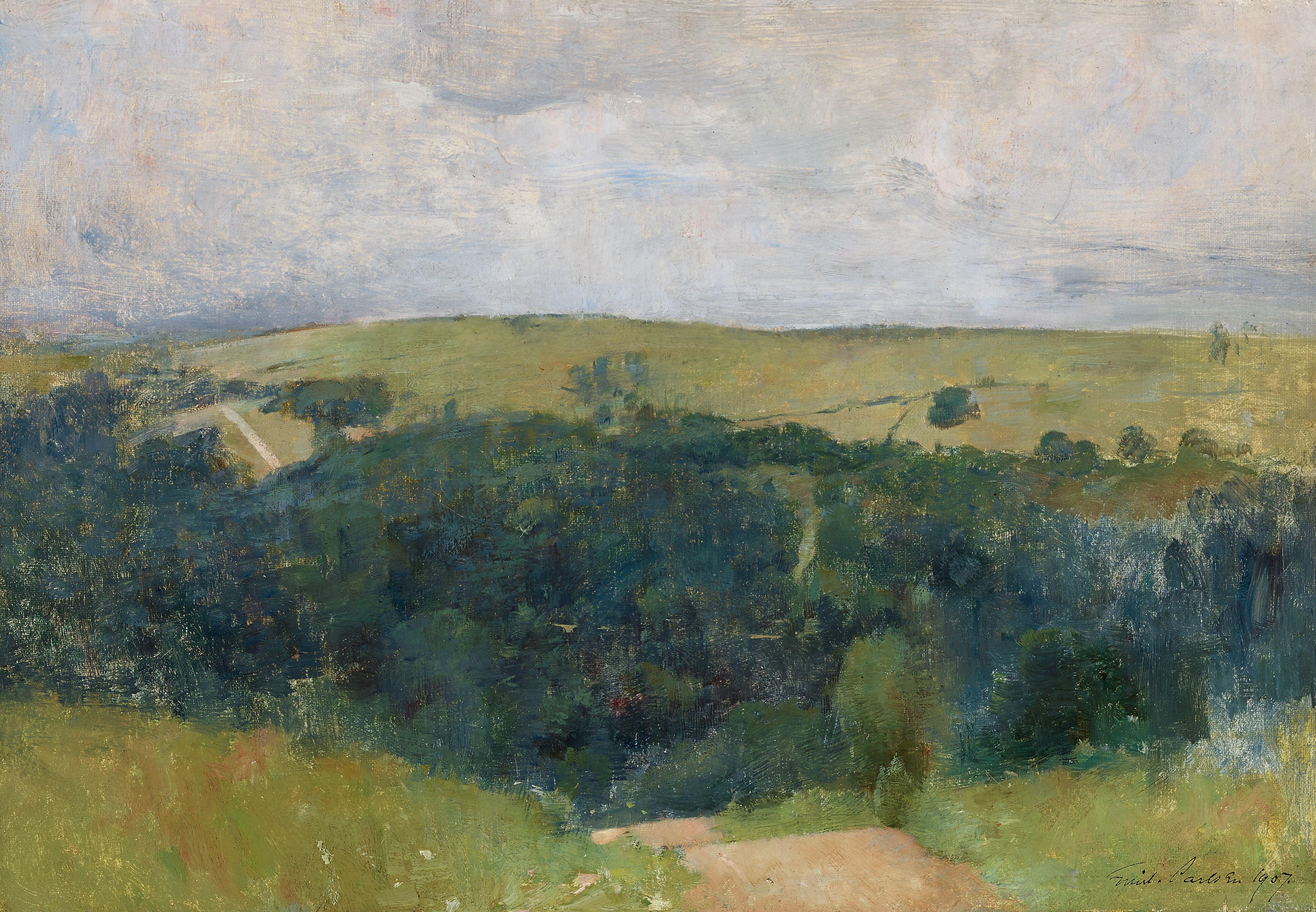 Emil Carlsen - Connecticut Hills (Canaan Mountains)