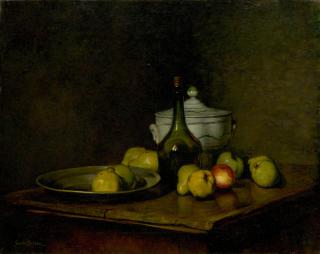 Emil Carlsen - Still Life with Bottle and Tureen