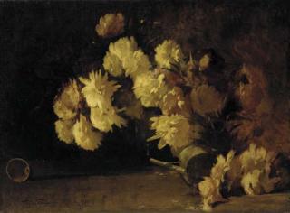 Emil Carlsen - Still Life with Flowers
