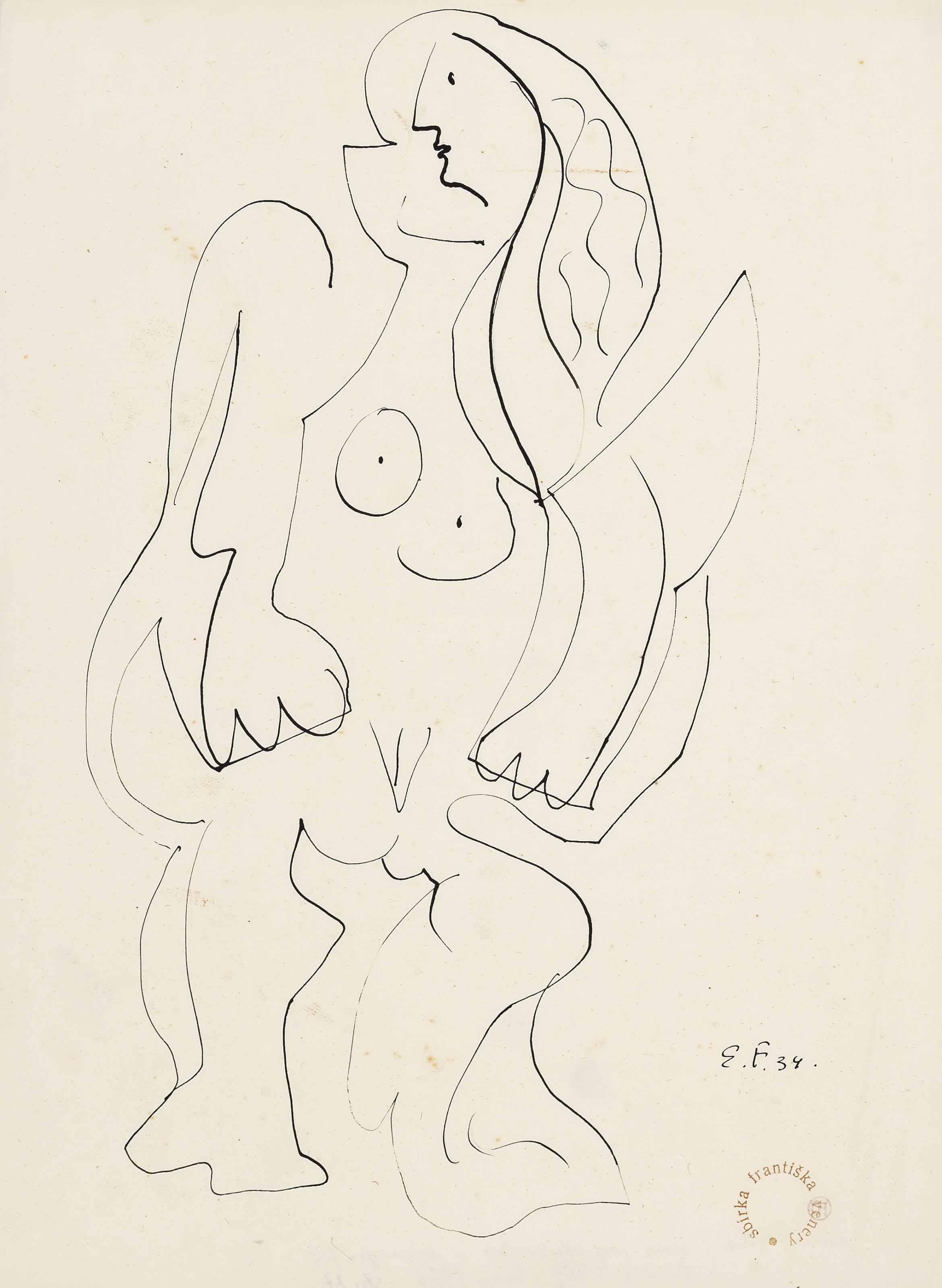 Emil Filla - Femme