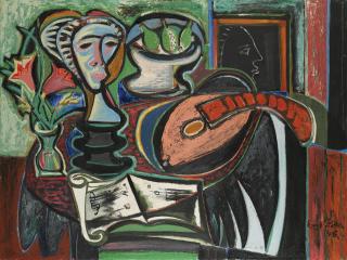 Emil Filla - Nature Morte Au Luth