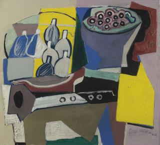 Emil Filla - Still Life With Clarinet And Fruit