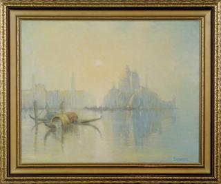 Emil Hermann - Sunset over Venice