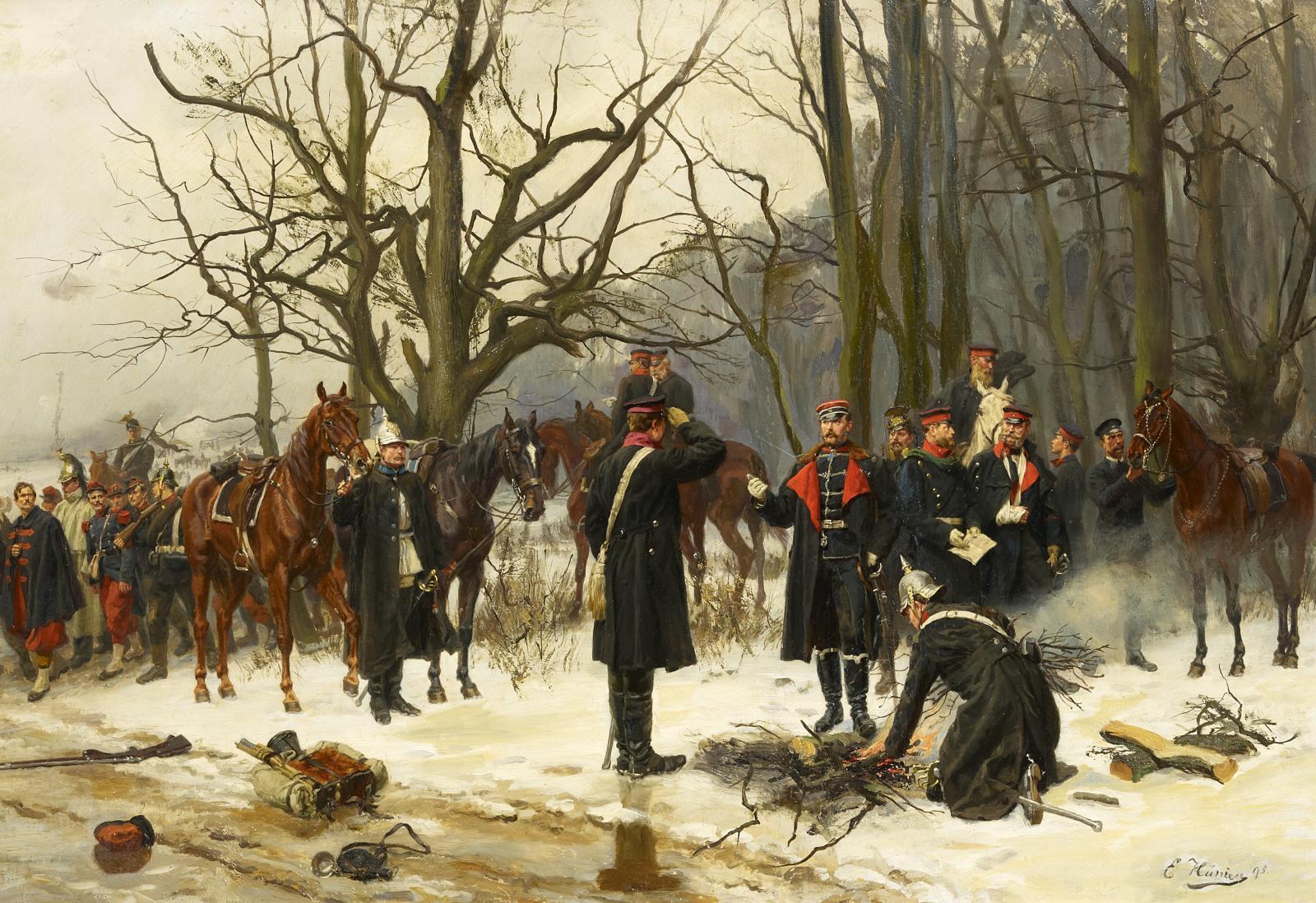 Emil Hünten - »Prinz Friedrich Carl in den Tagen vor Orléans«