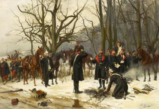 Emil Hünten - »Prinz Friedrich Carl in den Tagen vor Orléans«