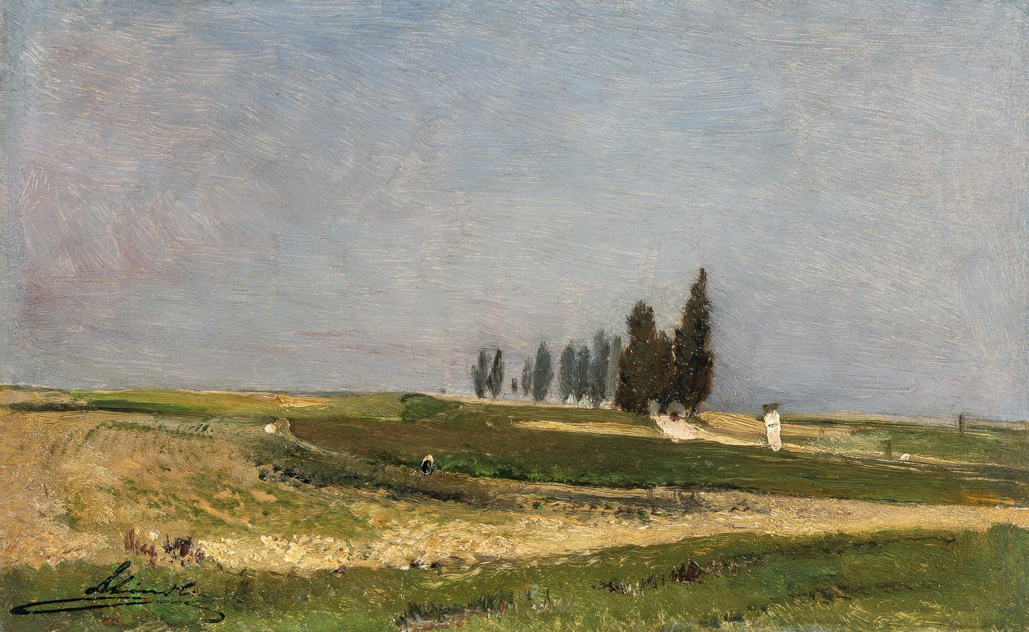 Emil Jakob Schindler - Pappelallee bei Plankenberg