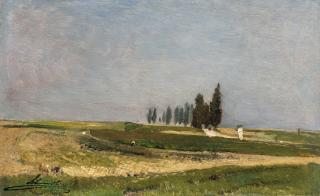 Emil Jakob Schindler - Pappelallee bei Plankenberg