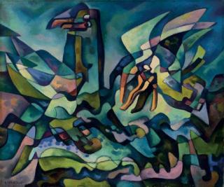 Emil James Bisttram - The Phoenix