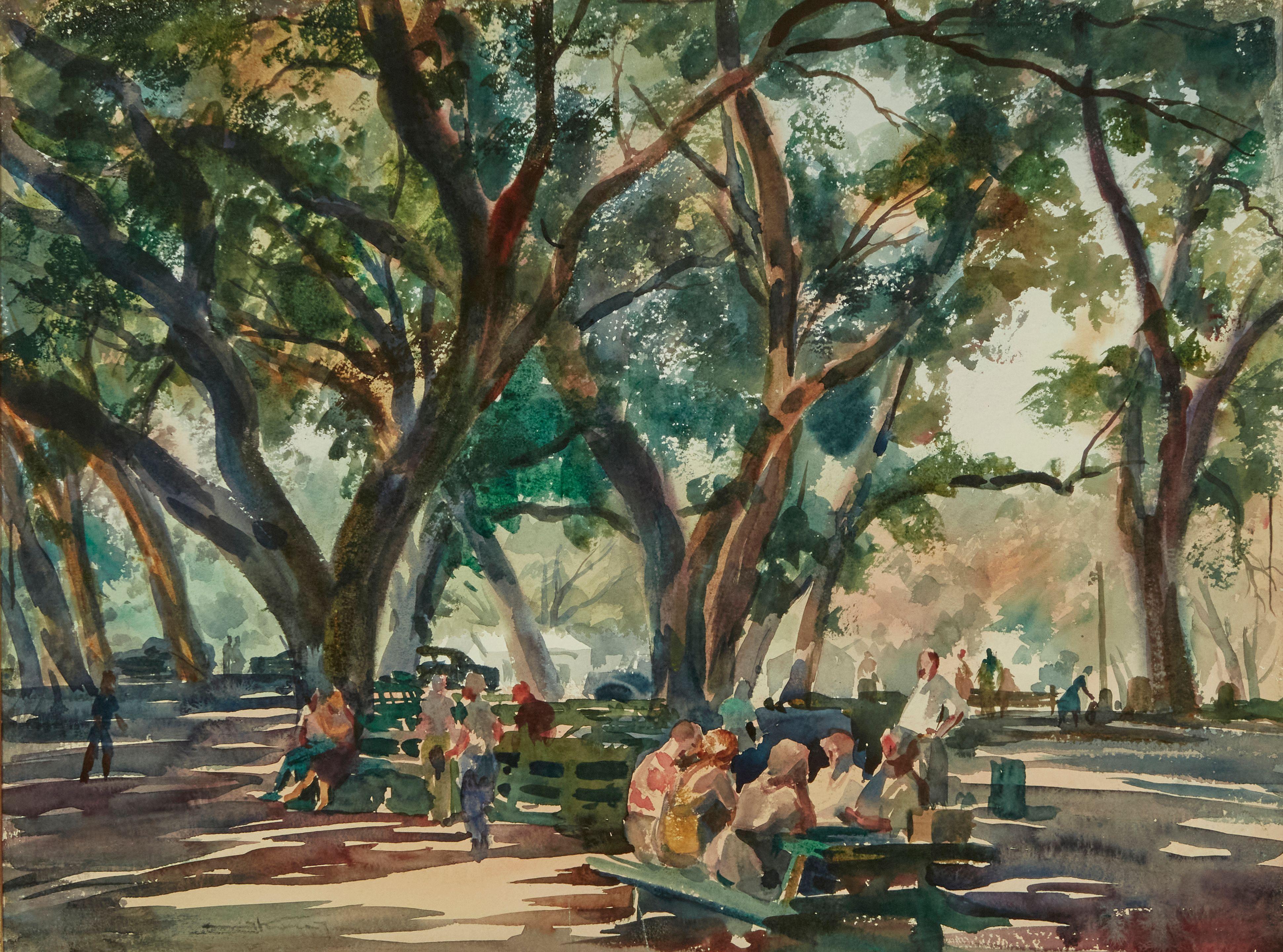 Emil Jean Kosa, Jr. - Lunch in the Park