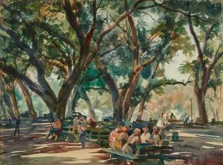 Emil Jean Kosa, Jr. - Lunch in the Park
