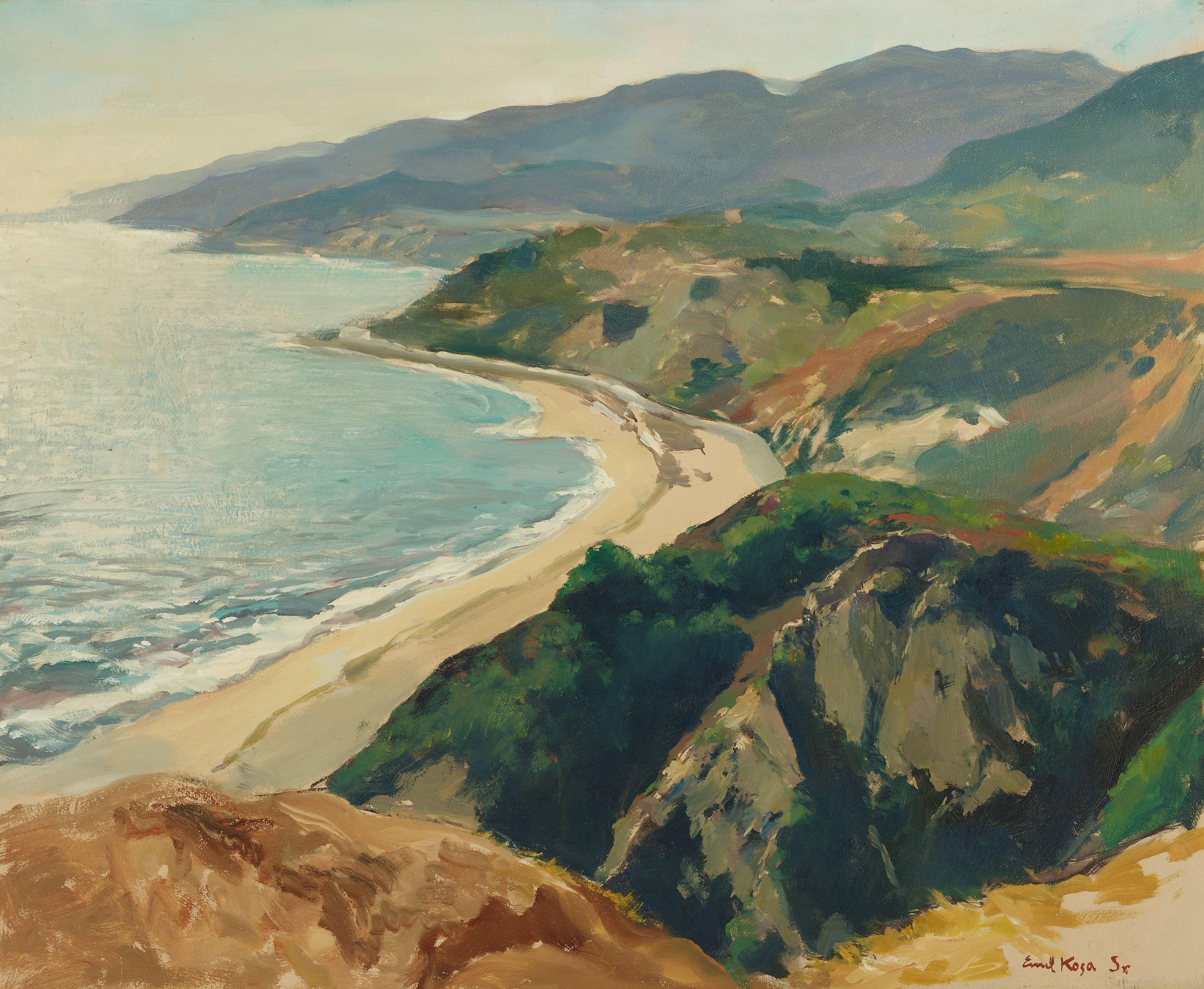 Emil Kosa Sr. - Coastal Landscape