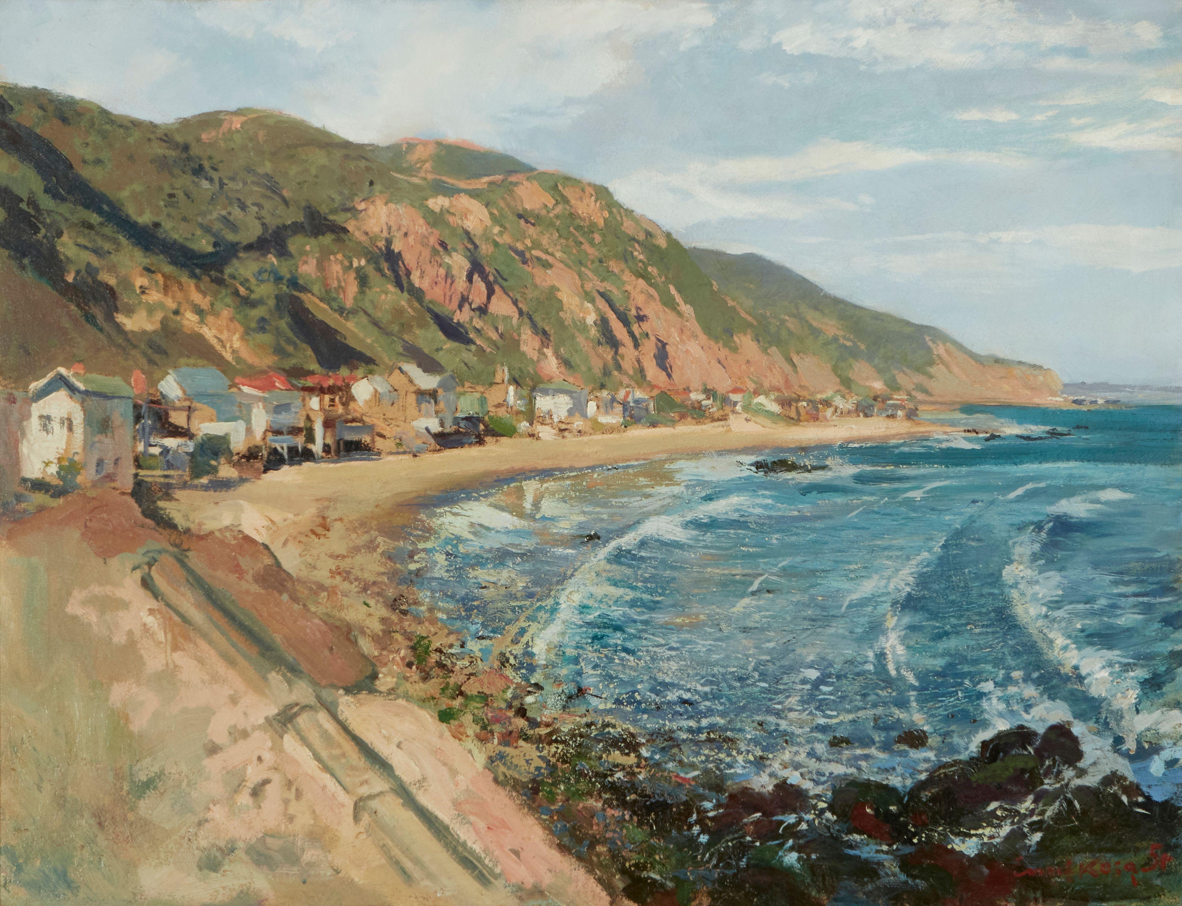 Emil Kosa Sr. - Malibu Coast, from the Sea Lion looking south
