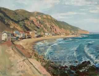 Emil Kosa Sr. - Malibu Coast, from the Sea Lion looking south