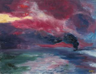 Emil Nolde - Abendliches Herbstmeer (Evening Autumn Sea)