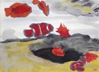 Emil Nolde - Coral Fish And Sea Anemones