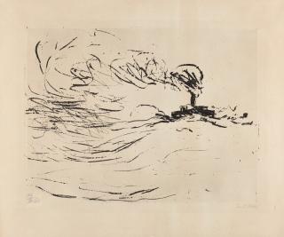Emil Nolde - Dampfer (groß hell)
