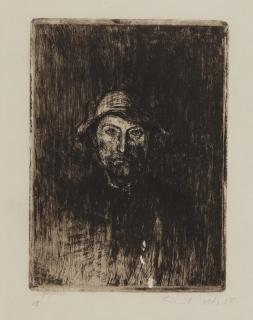 Emil Nolde - Der Maler (Selbstbildnis) (Schiefler And Mosel 6)