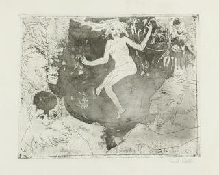 Emil Nolde - Der Tod als Tänzerin (S. & M. R 200)