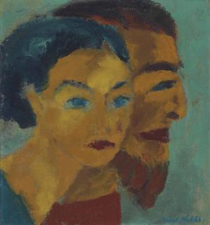 Emil Nolde - Doppelbild (Sie seltsames Licht)