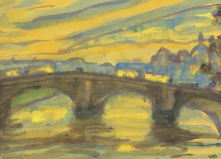 Emil Nolde - Dresden im Abendlicht
