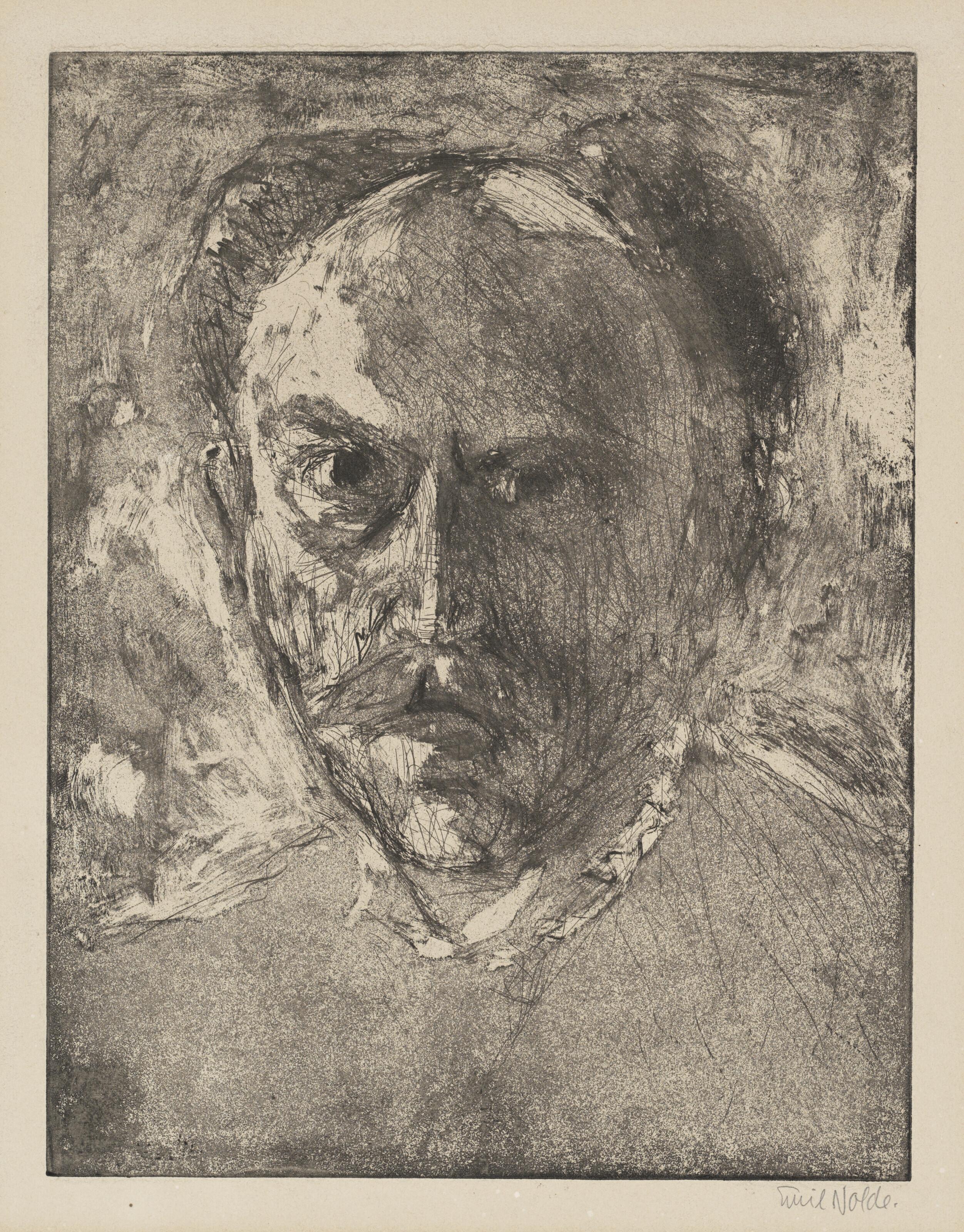Emil Nolde - E. N. (Selbstporträt) (Self-Portrait)