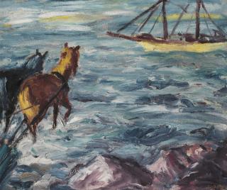 Emil Nolde - Einschiffung (Embarkation)
