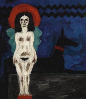 Emil Nolde - Figur Und Hund (Figure And Dog)