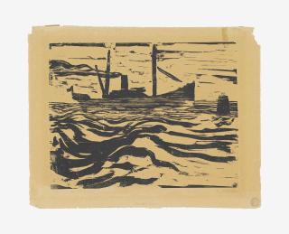 Emil  Nolde - Fischdampfer (Schiefler & Mosel 34)