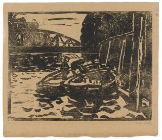 Emil Nolde - Freihafen Hamburg (Schiefler & Mosel 35)