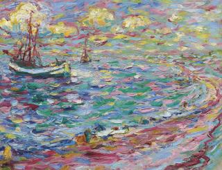 Emil Nolde - Frischer Tag am Meere