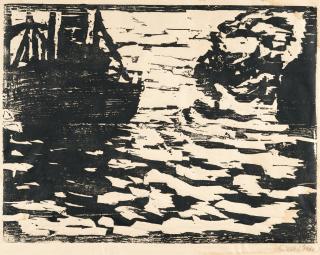 Emil Nolde - Grosser und kleiner Dampfer