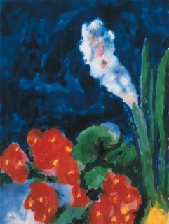 Emil Nolde - Hyazinthe und Begonie